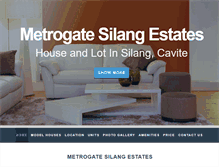 Tablet Screenshot of metrogatesilangestates.com
